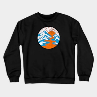 landscape design mountains Crewneck Sweatshirt